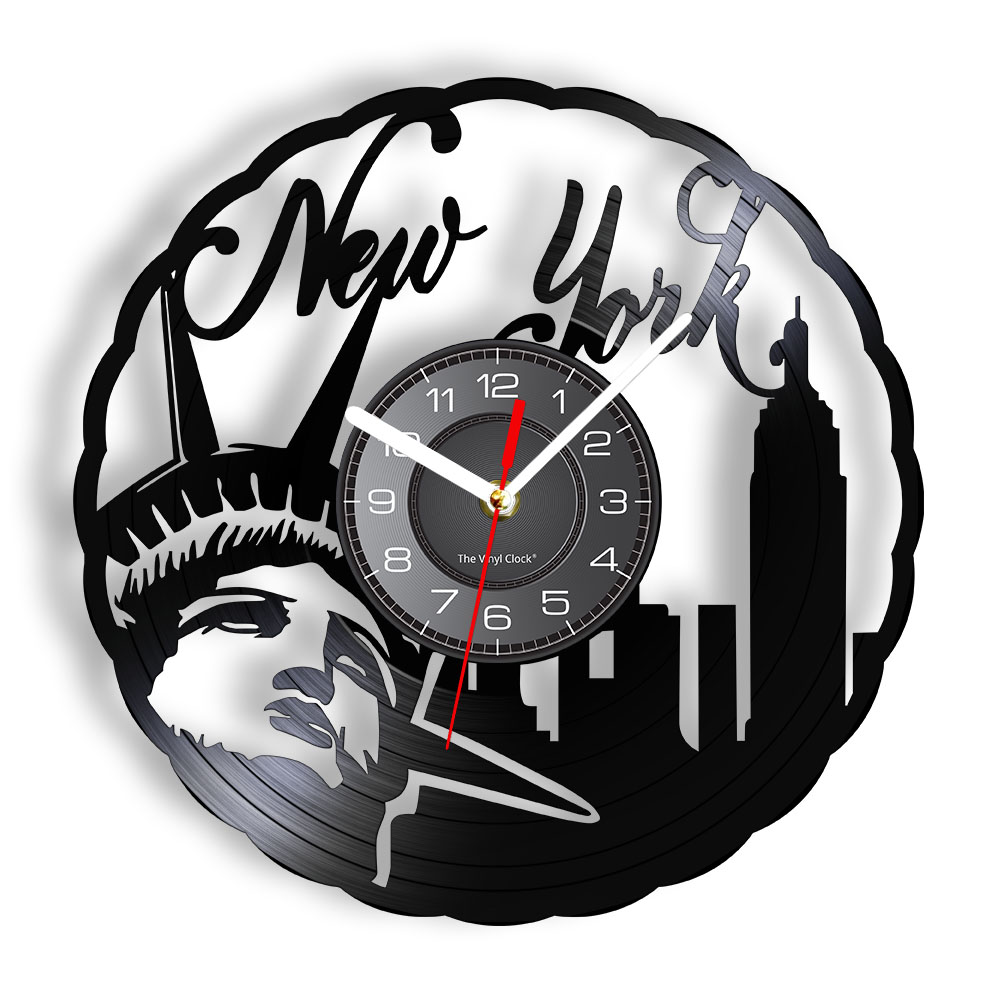 Interior Design Nyc - New York Skyline Vintage Vinyl Record