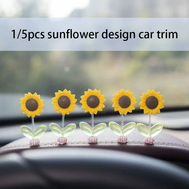 Interior Design Whimsical - New 5 Pieces Car Dashboard Ornament