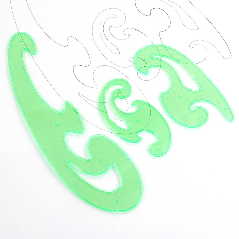 Interior Design Whimsical - 3pcs Curve Board 3-Piece Set Student