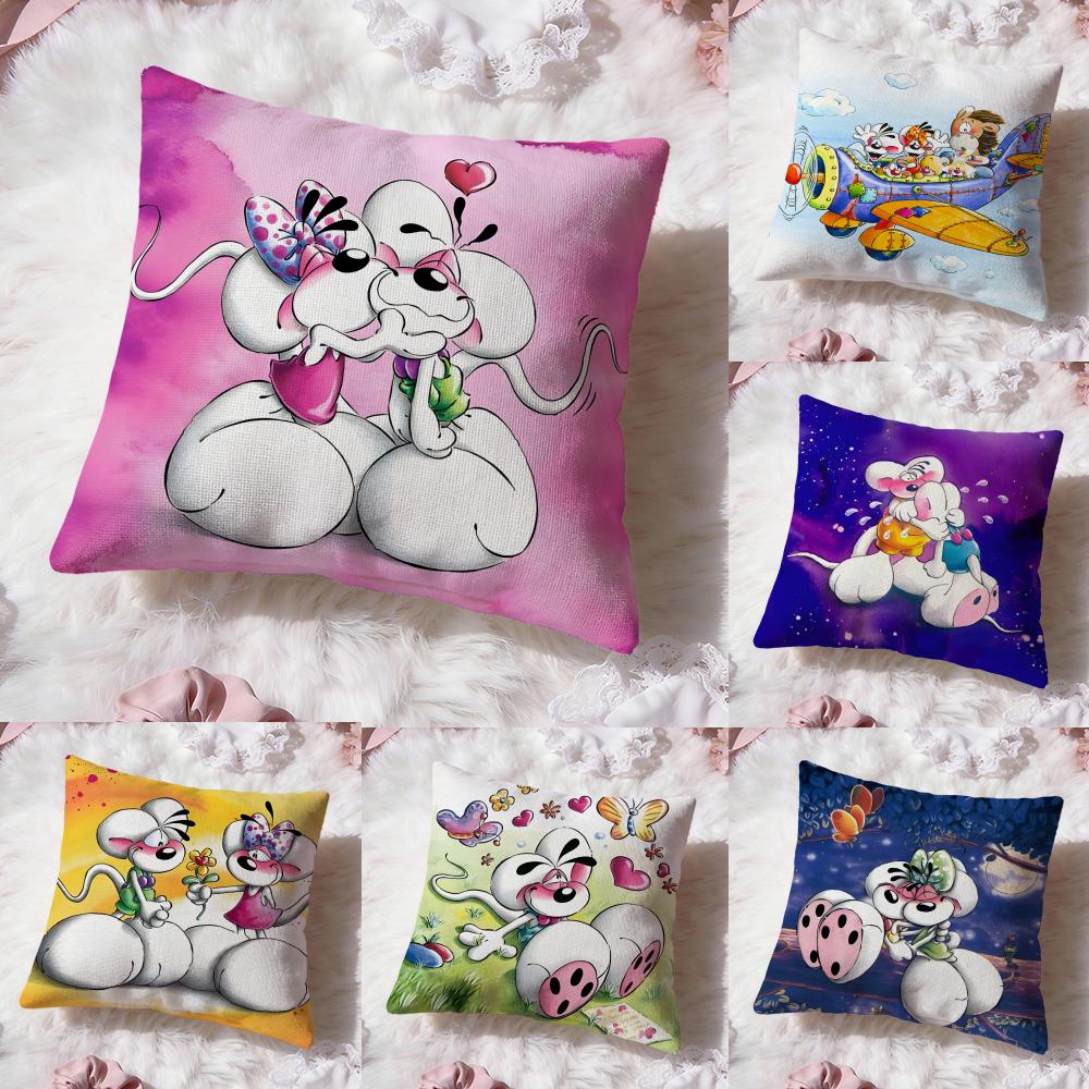 Interior Design Whimsical - Cartoon D-Diddl Cushion Cover Premium Comfort