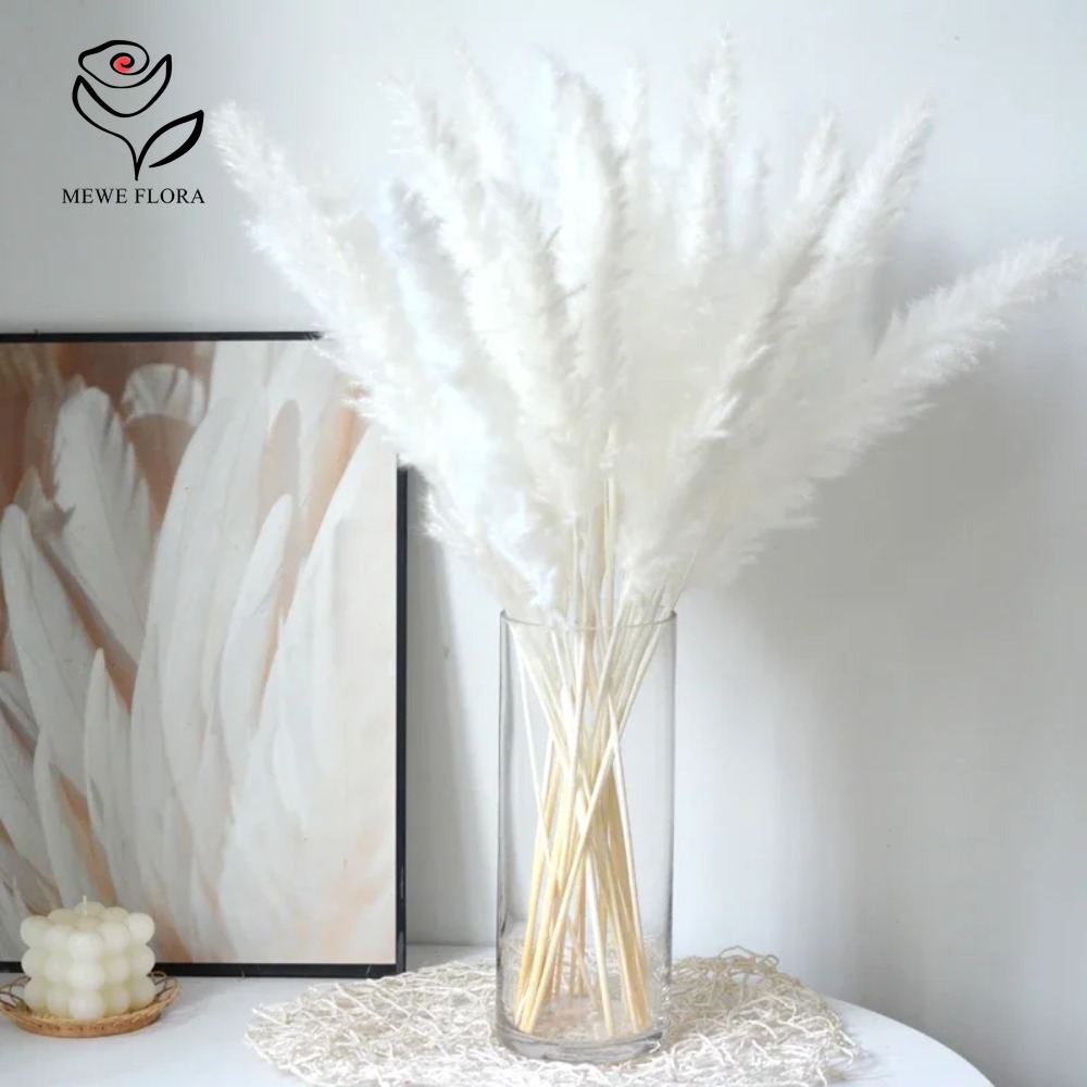 Dried Pampas Bundle - 20pcs Fluffy Pampas Grass Reeds Dried