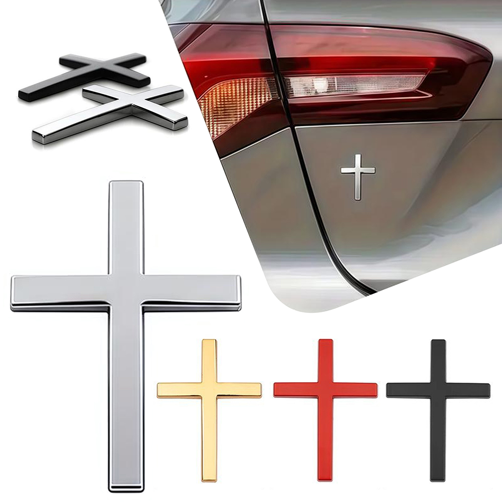 Interior Design Whimsical - Christian Cross-Sticker SUV Car Body Christian