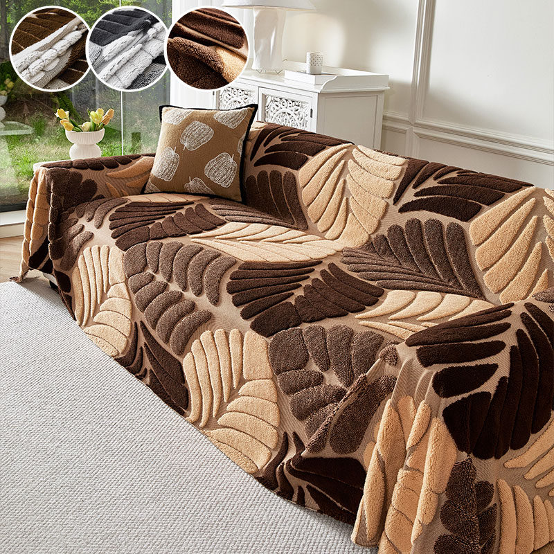 1PC-Two tone three-dimensional - огляд і ціна Textured Throw Natural