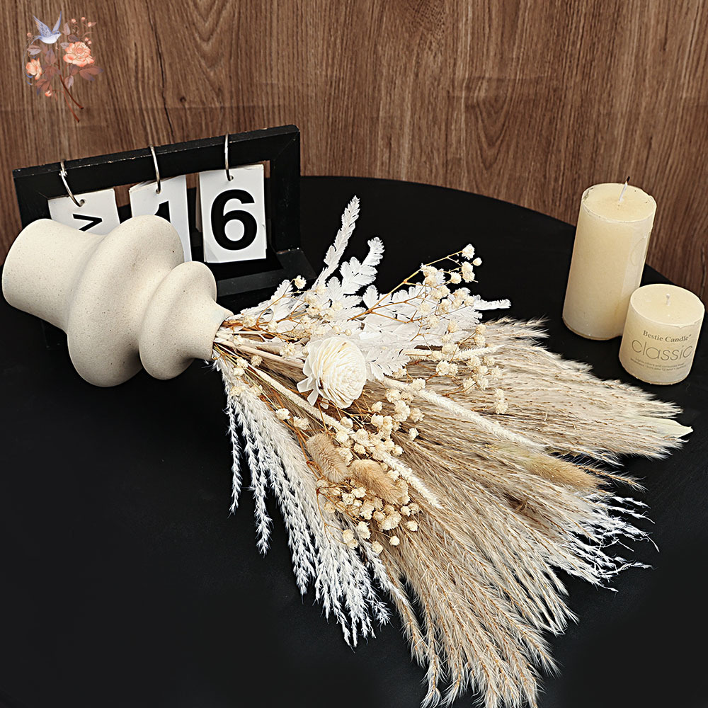 40 Pieces Dried Pampas Reeds P - огляд і ціна Dried Pampas Bundle