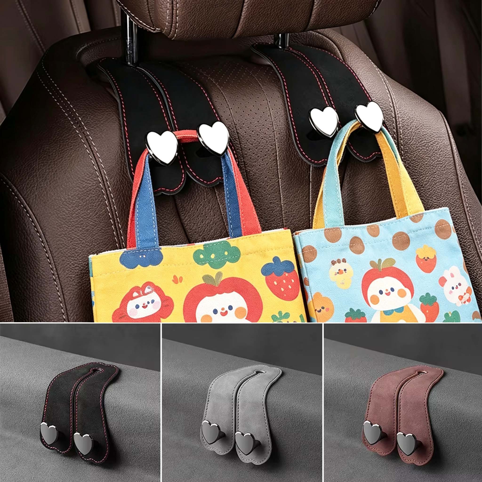 Car Seat Headrest Hooks with H - огляд і ціна Interior Design Whimsical