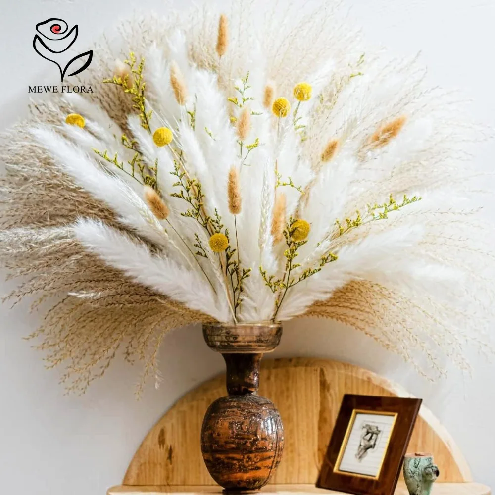 90 Pieces Pampas Grass Reeds B - огляд і ціна Dried Pampas Bundle