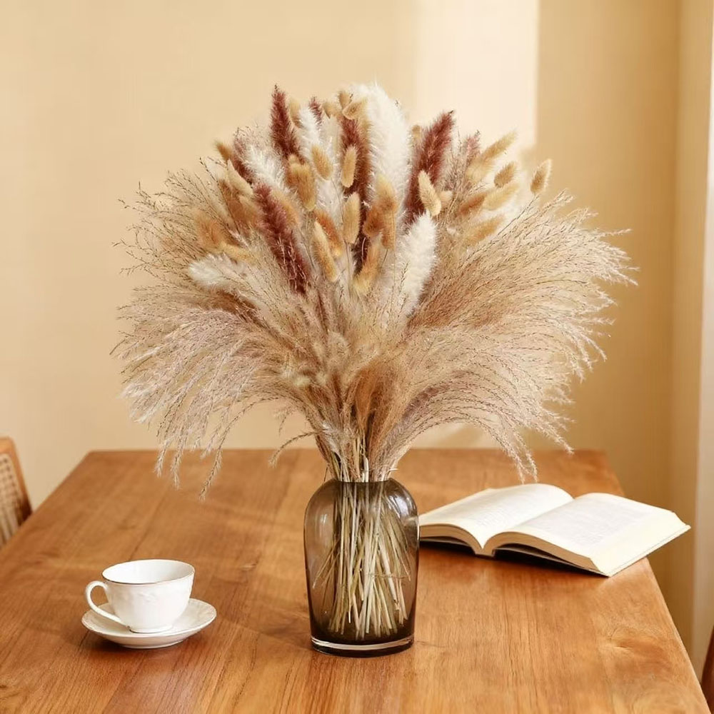 Natural Mixed Dried Flower Bou - огляд і ціна Dried Pampas Bundle