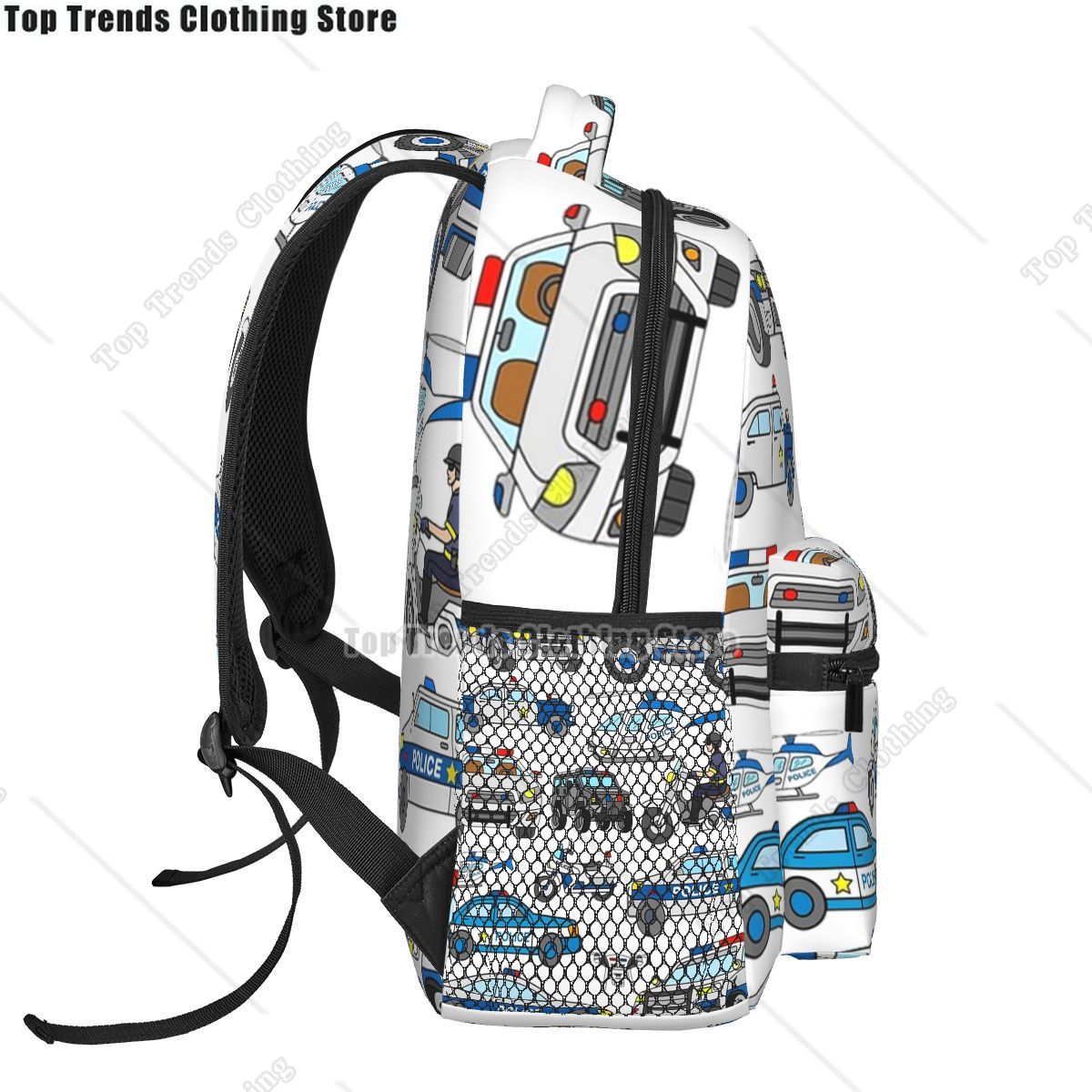 Police Car Design Backpacks Bo - огляд і ціна Interior Design Whimsical