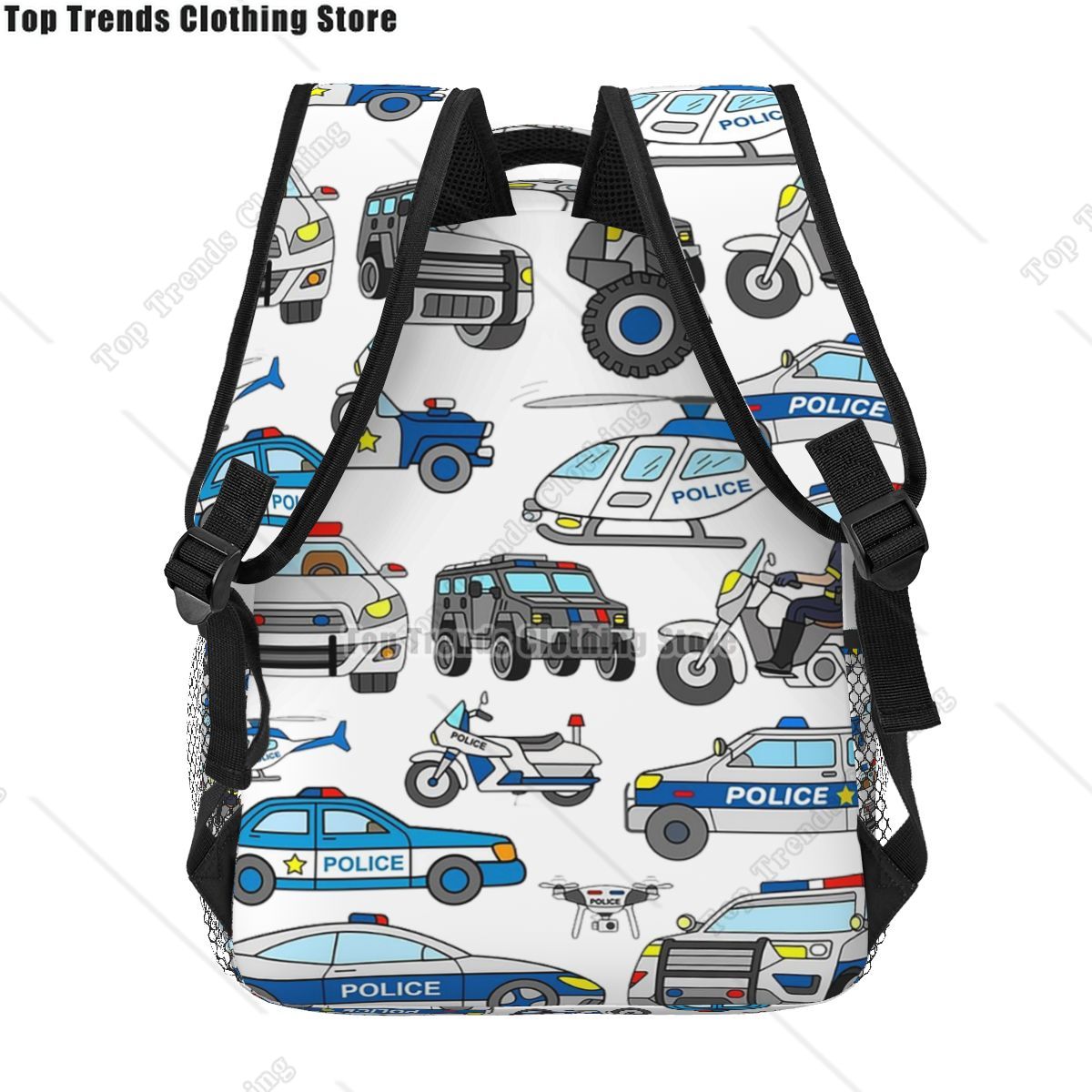 Police Car Design Backpacks Bo - огляд і ціна Interior Design Whimsical