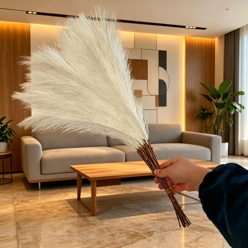Faux Pampas Grass Bundle Fluff - огляд і ціна Dried Pampas Bundle