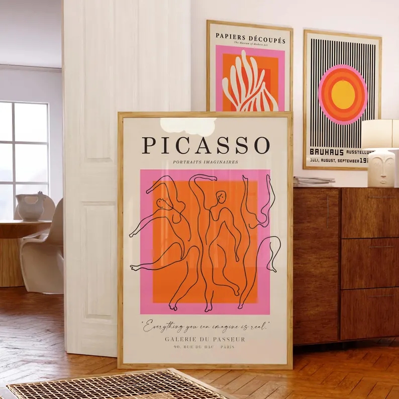 3pcsModern Orange  Bauhaus And - огляд і ціна Interior Design Room