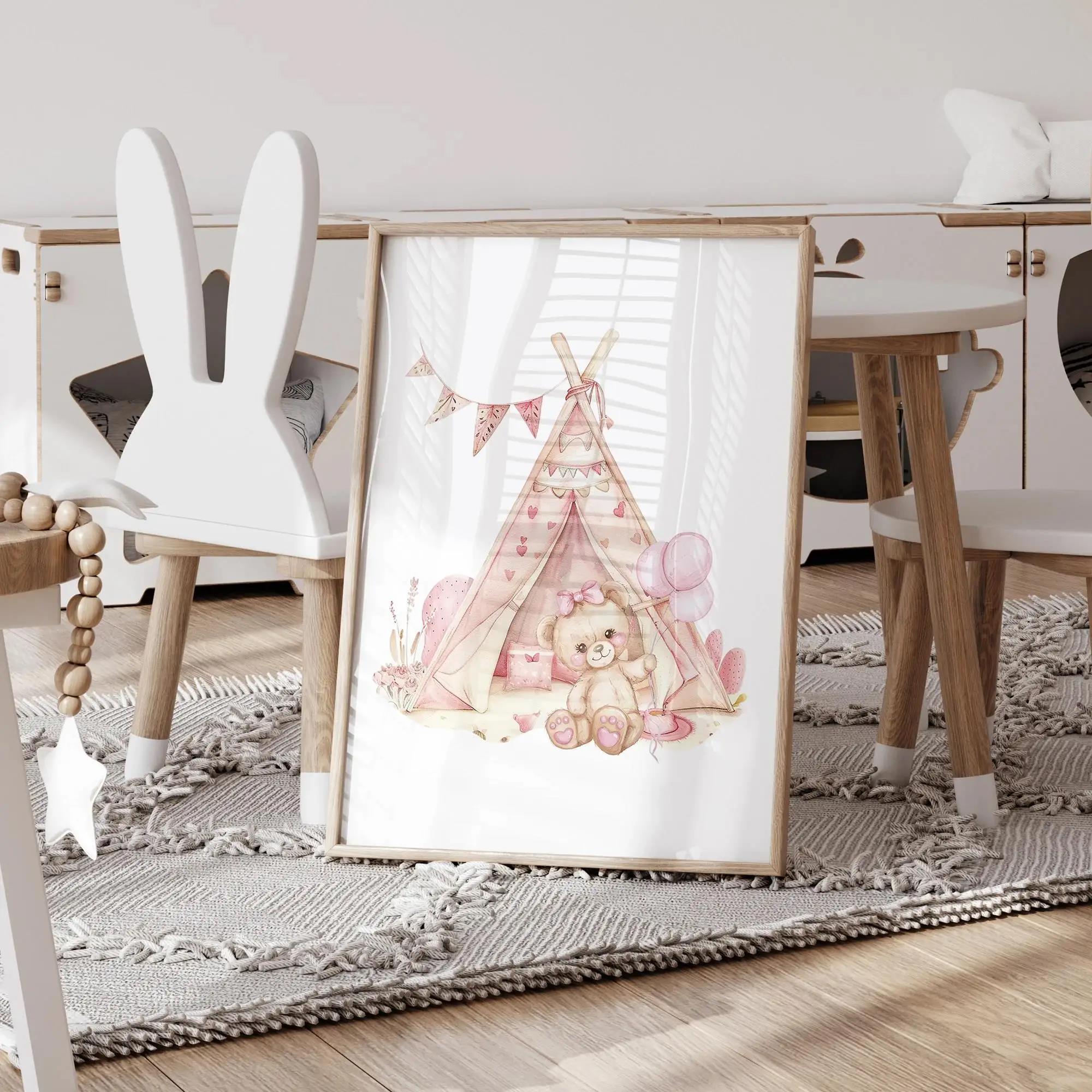 Pink Dream Bear Carousel Tent  - огляд і ціна Interior Design Room
