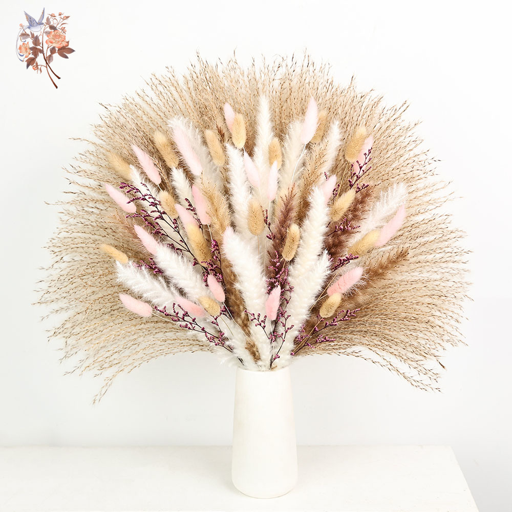 Fluffy Pampas Rabbit Tails Gra - огляд і ціна Dried Pampas Bundle