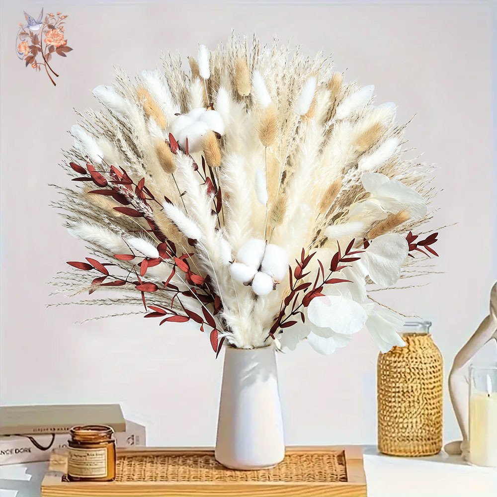 70pcs Dried Pampas Flowers Bou - огляд і ціна Dried Pampas Bundle