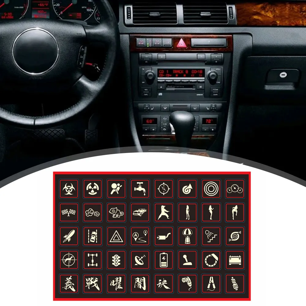 Luminous Car Stickers Instrume - огляд і ціна Interior Design Mood Board