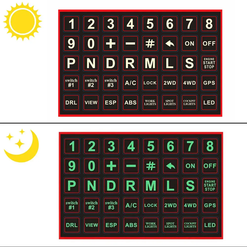 Luminous Car Stickers Instrume - огляд і ціна Interior Design Mood Board