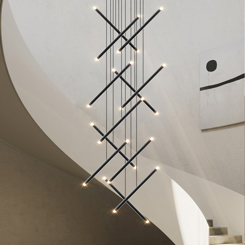Modern Chandelier LED Stair Ch - огляд і ціна Interior Design Deck