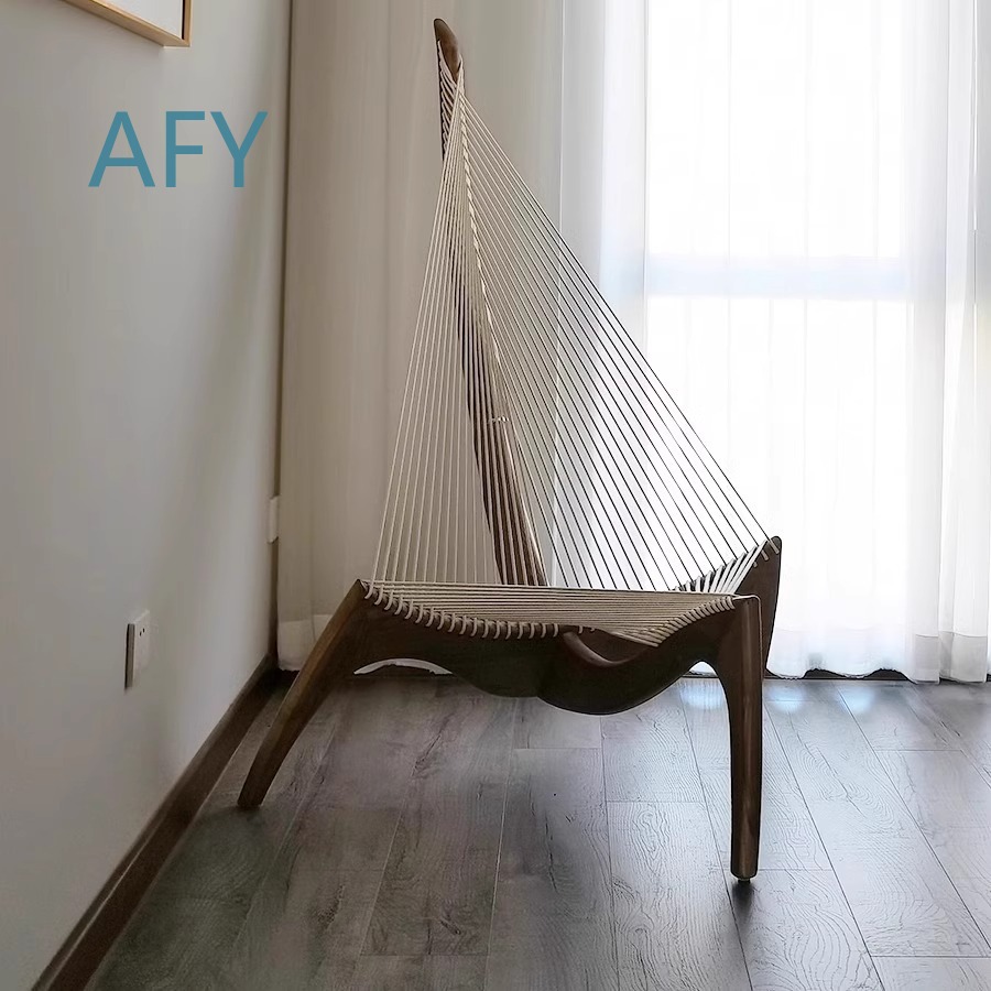 Nordic Solid Wood Harp Chair f - огляд і ціна Interior Design Deck