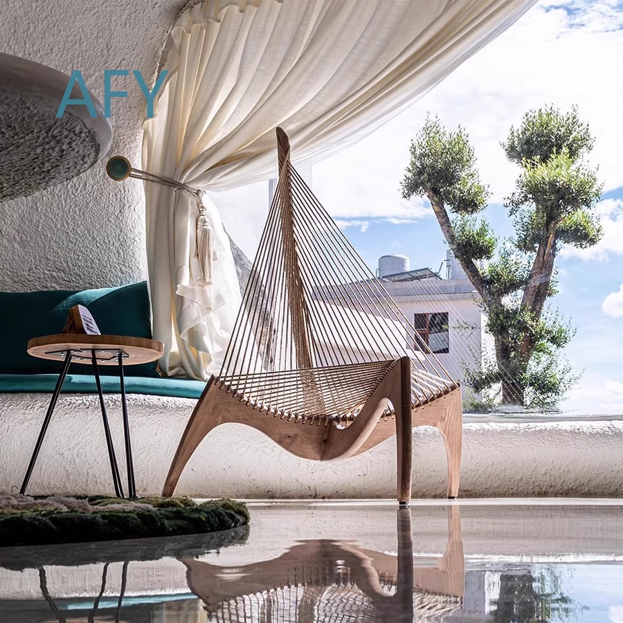 Nordic Solid Wood Harp Chair f - огляд і ціна Interior Design Deck