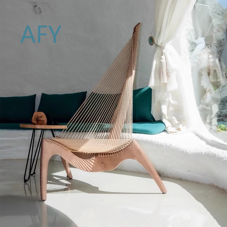 Nordic Solid Wood Harp Chair f - огляд і ціна Interior Design Deck