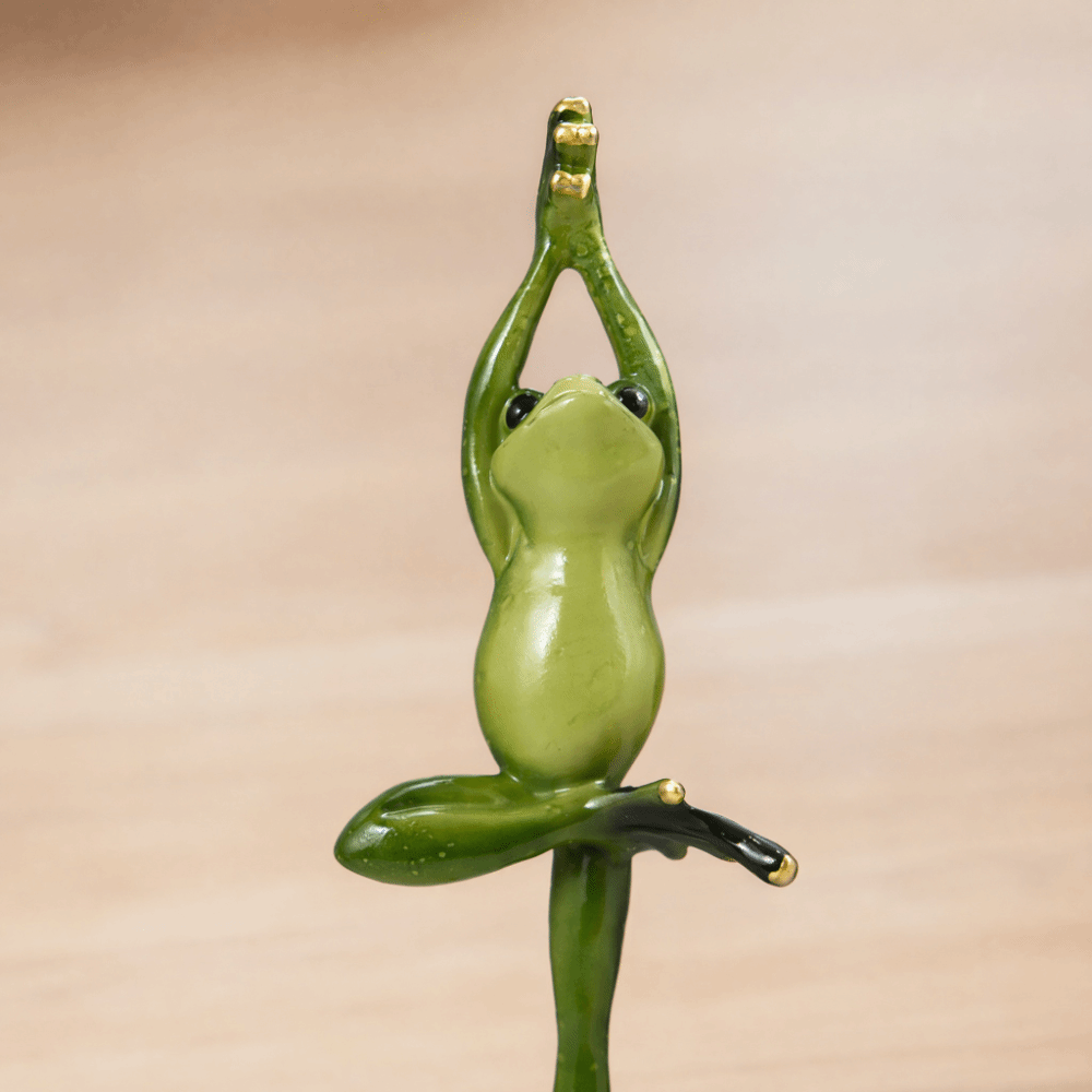 Resin Yoga Pose Amphibian Resi - огляд і ціна Interior Design Whimsical