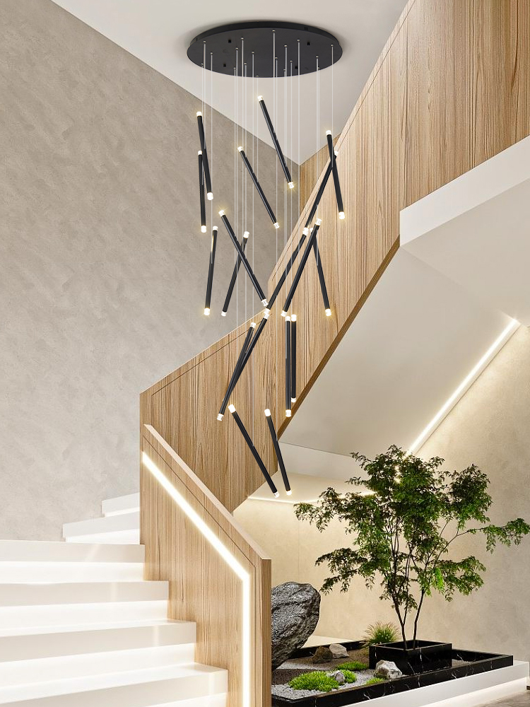 Modern Chandelier LED Stair Ch - огляд і ціна Interior Design Deck
