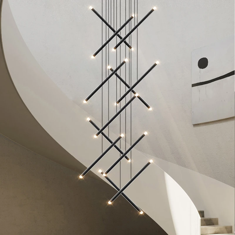 Modern Chandelier LED Stair Ch - огляд і ціна Interior Design Deck
