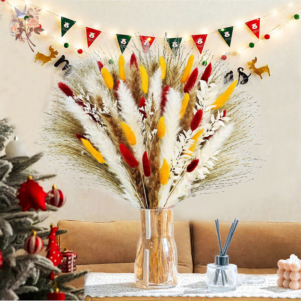 70 Stems Natural Fluffy Pampas - огляд і ціна Dried Pampas Bundle