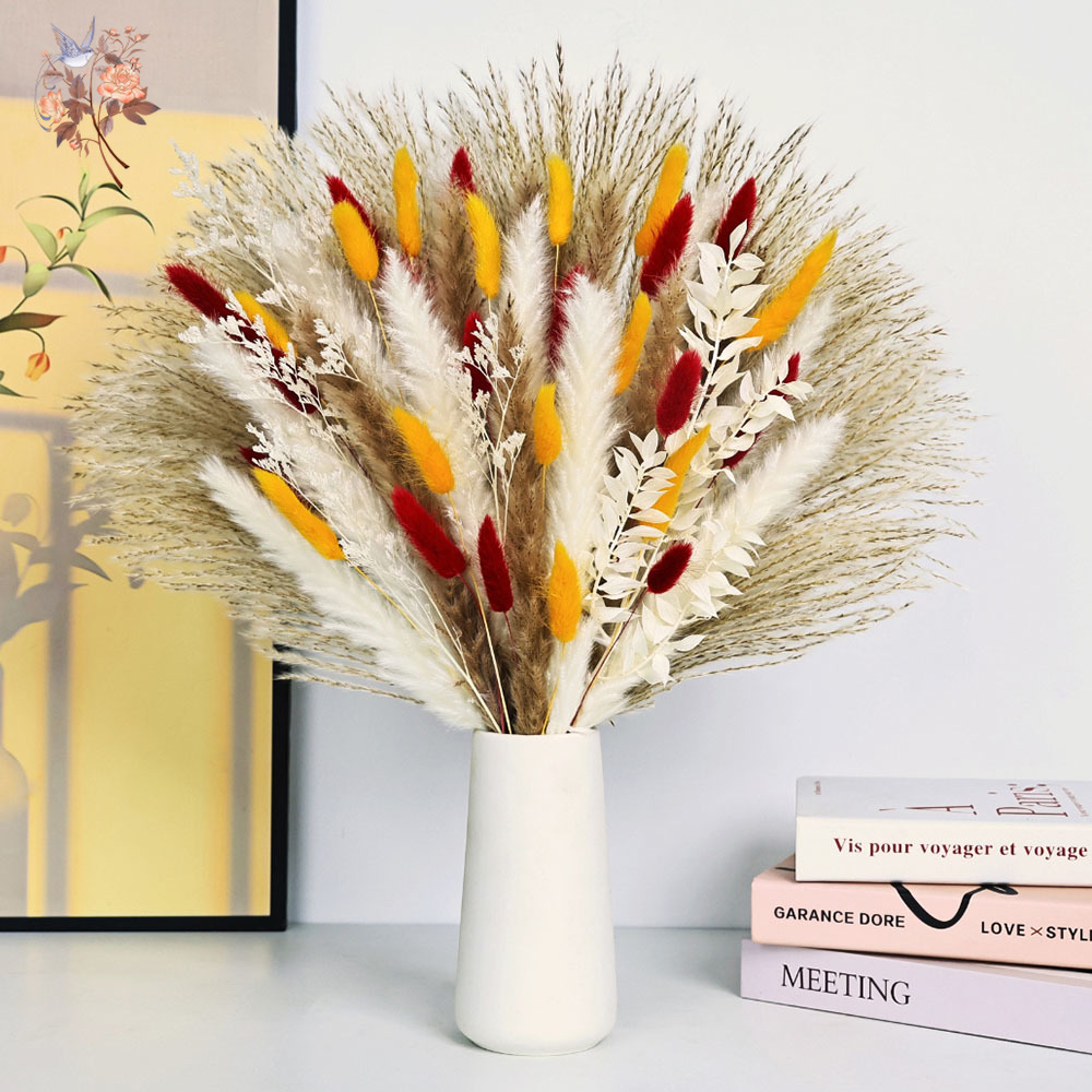 70 Stems Natural Fluffy Pampas - огляд і ціна Dried Pampas Bundle