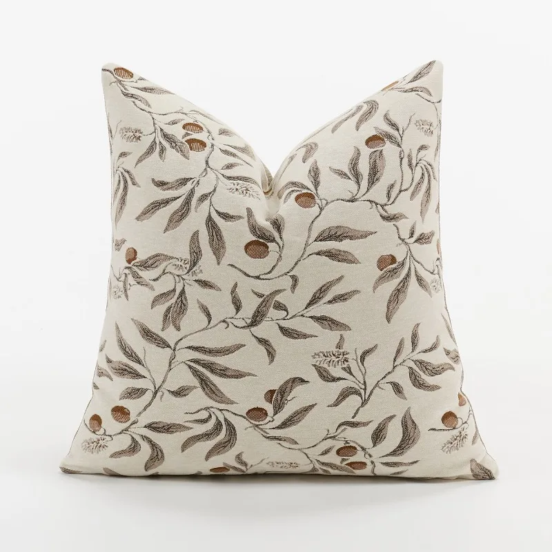 Cream Beige Chenille Botanical - огляд і ціна Textured Throw Natural