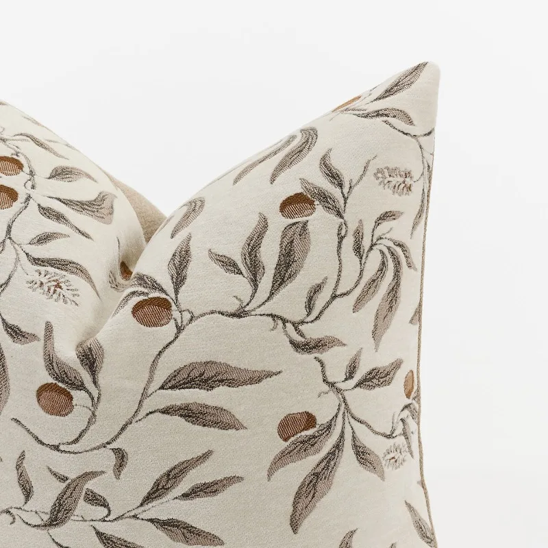 Cream Beige Chenille Botanical - огляд і ціна Textured Throw Natural
