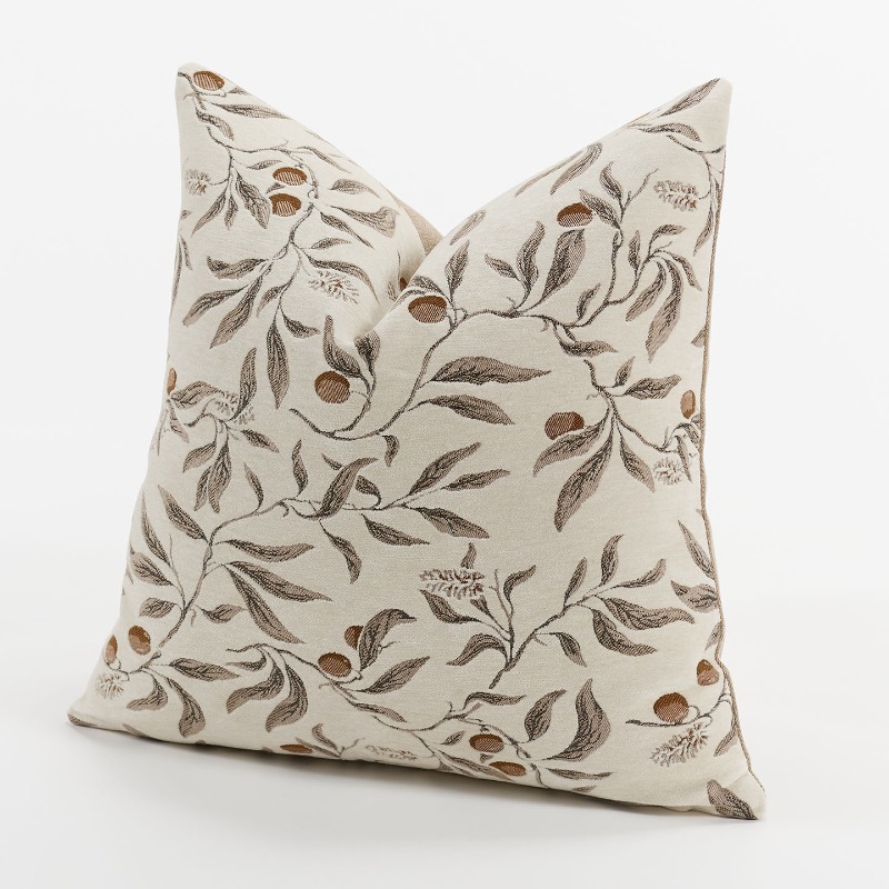 Cream Beige Chenille Botanical - огляд і ціна Textured Throw Natural